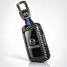 🚗 Funda Protectora Metálica Carbono para Llave Mazda 3 2020-2027, CX-30, CX-5 2022+, MX-30, CX-50, CX-60 y CX-90.