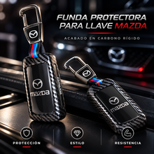 🚗 Funda Protectora Metálica Carbono para Llave Mazda 3 2020-2027, CX-30, CX-5 2022+, MX-30, CX-50, CX-60 y CX-90.