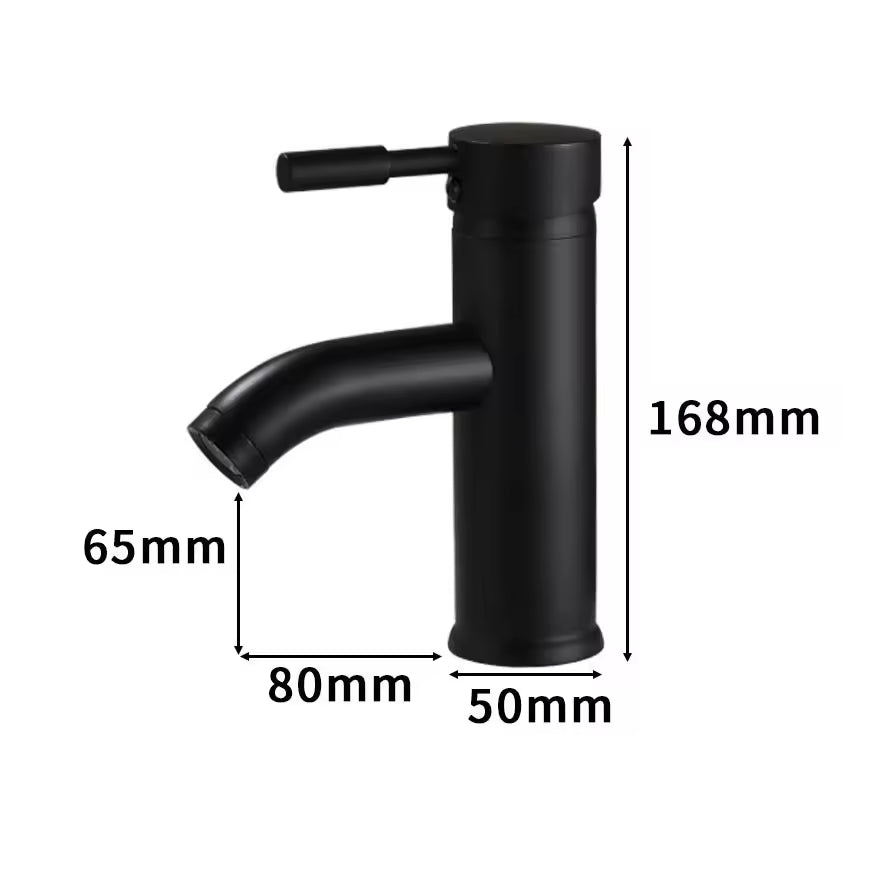 Grifería Iris Media | Lavamanos de Baño en Negro Mate, Oro Rosa y Dorada