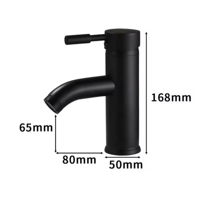 Grifería Iris Media | Lavamanos de Baño en Negro Mate, Oro Rosa y Dorada