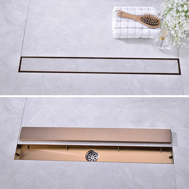Rejilla de Desagüe Lineal para Ducha 40 cm | Doble Función Invisible y Antiolores