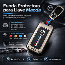 🚗 Funda Protectora Metálica Zinc para Llave Mazda 3 2020-2027, CX-30, CX-5 2022+, MX-30, CX-50, CX-60 y CX-90.